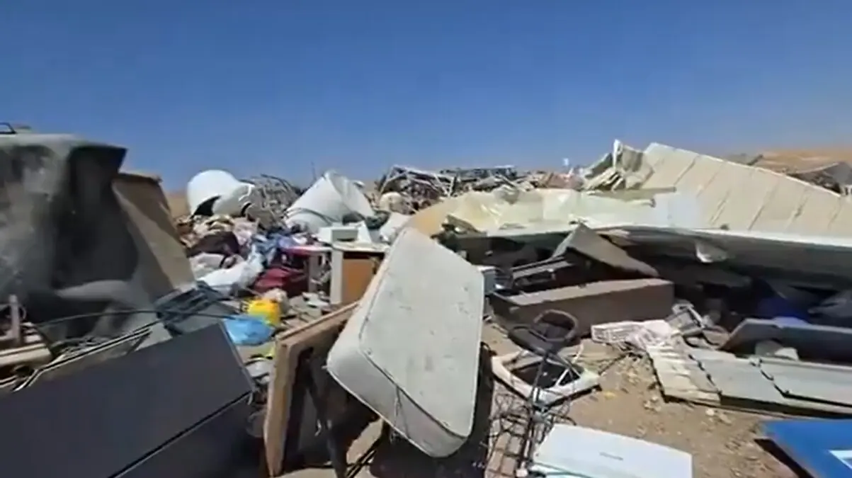 Israeli Forces Demolish Palestinian Community In West Bank