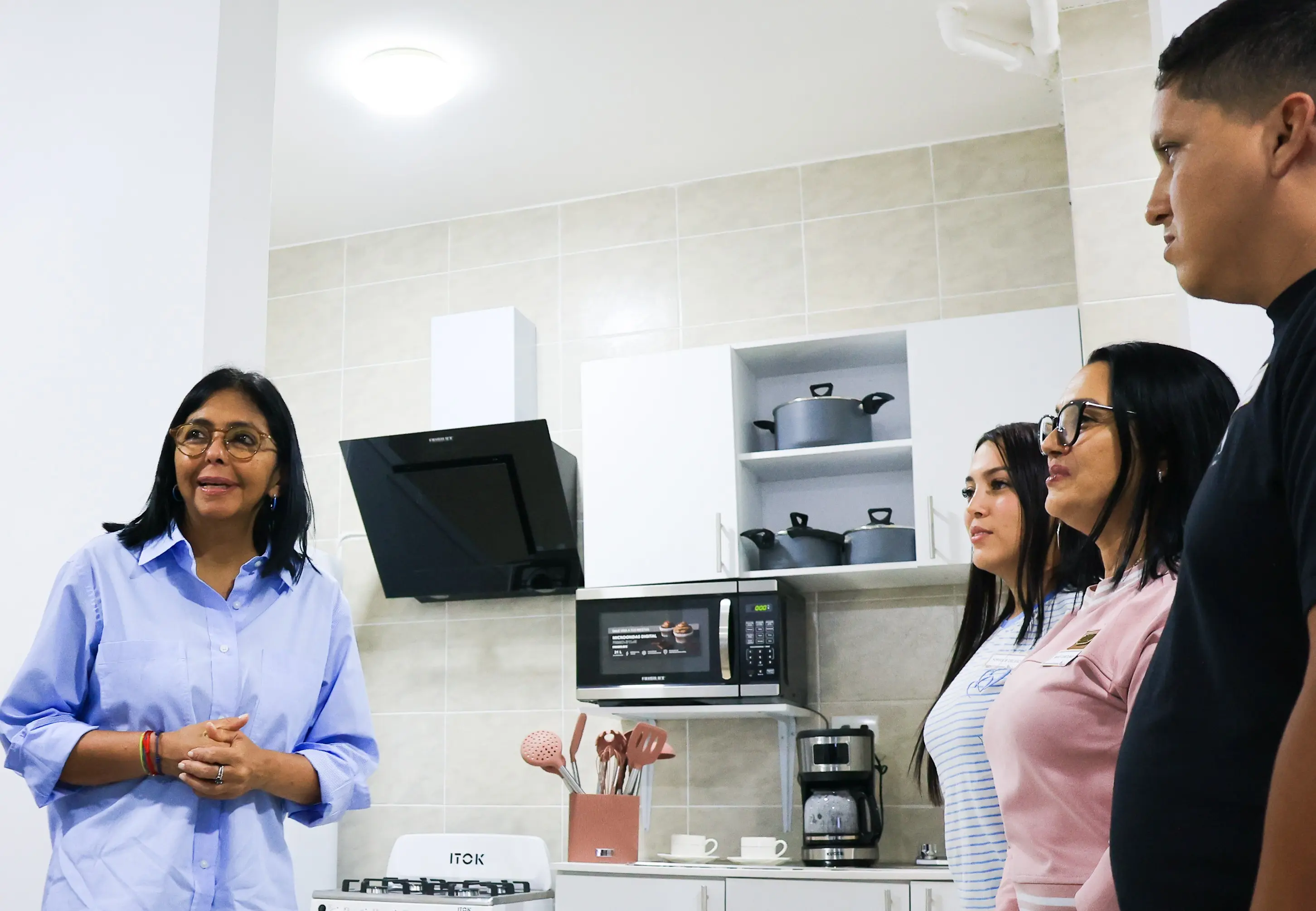 The housing allocation was held simultaneously in Caracas, Monagas, Nueva Esparta, Trujillo and Carabobo. Photo: Venezuelan Presidential Press.