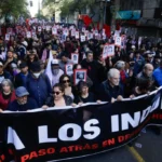 Chile coup memorial march honoring victims in Santiago