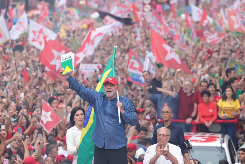Brazil presidential runoff election as voters choose between Lula da Silva and Flávio Bolsonaro.