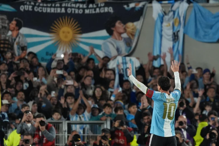 The match against Benin marked Messi's 208th appearance with the national team. Photo: EFE.