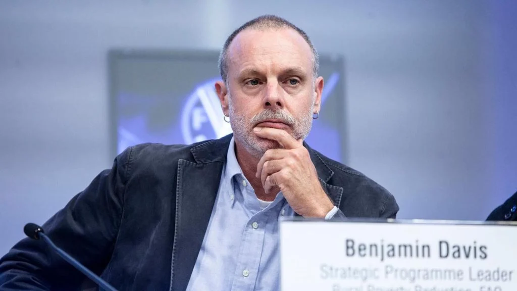 "I was accused of organizing moments of silence over the famine situation in Gaza," Davis said, referring to the weekly silent protests by some FAO staff in Rome. Photo: La Repubblica.
