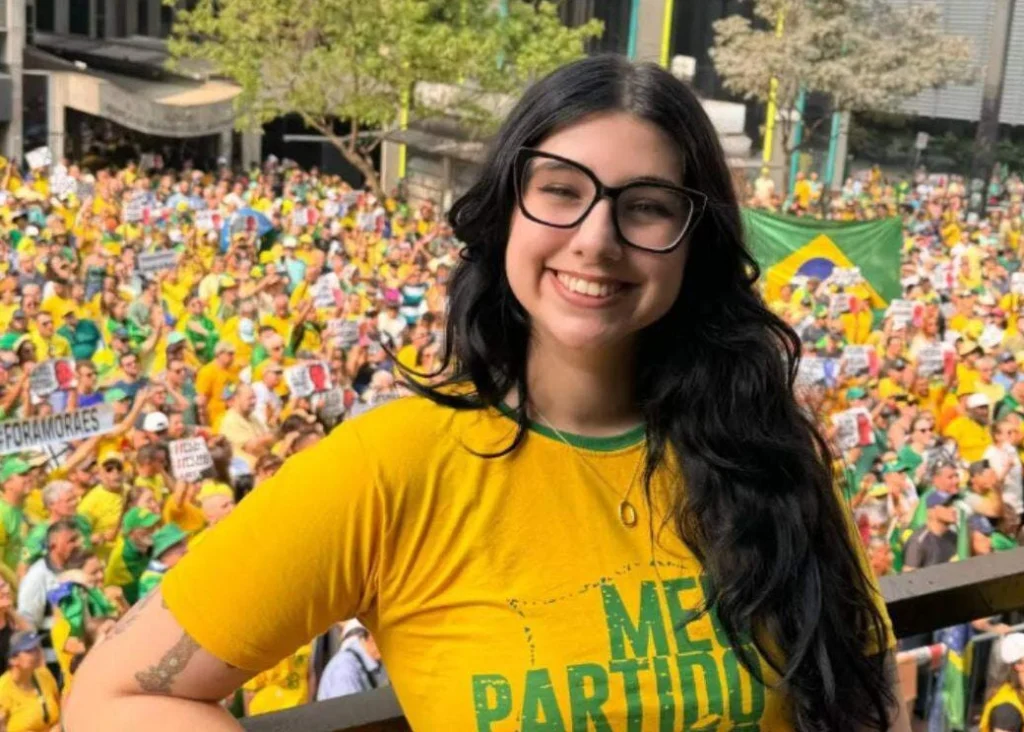 At the age of 23, Campopiano built his popularity from social media by advocating an openly anti-feminist discourse. In 2024, she had entered as a councillor in the coastal town of Praia Grande with only 3,583 votes, and now, in less than two years, she has become the most voted candidate in São Paulo. Photo: @eduarda_campopiano.