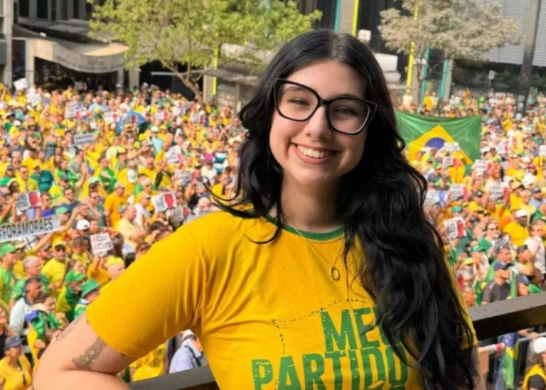 At the age of 23, Campopiano built his popularity from social media by advocating an openly anti-feminist discourse. In 2024, she had entered as a councillor in the coastal town of Praia Grande with only 3,583 votes, and now, in less than two years, she has become the most voted candidate in São Paulo. Photo: @eduarda_campopiano.