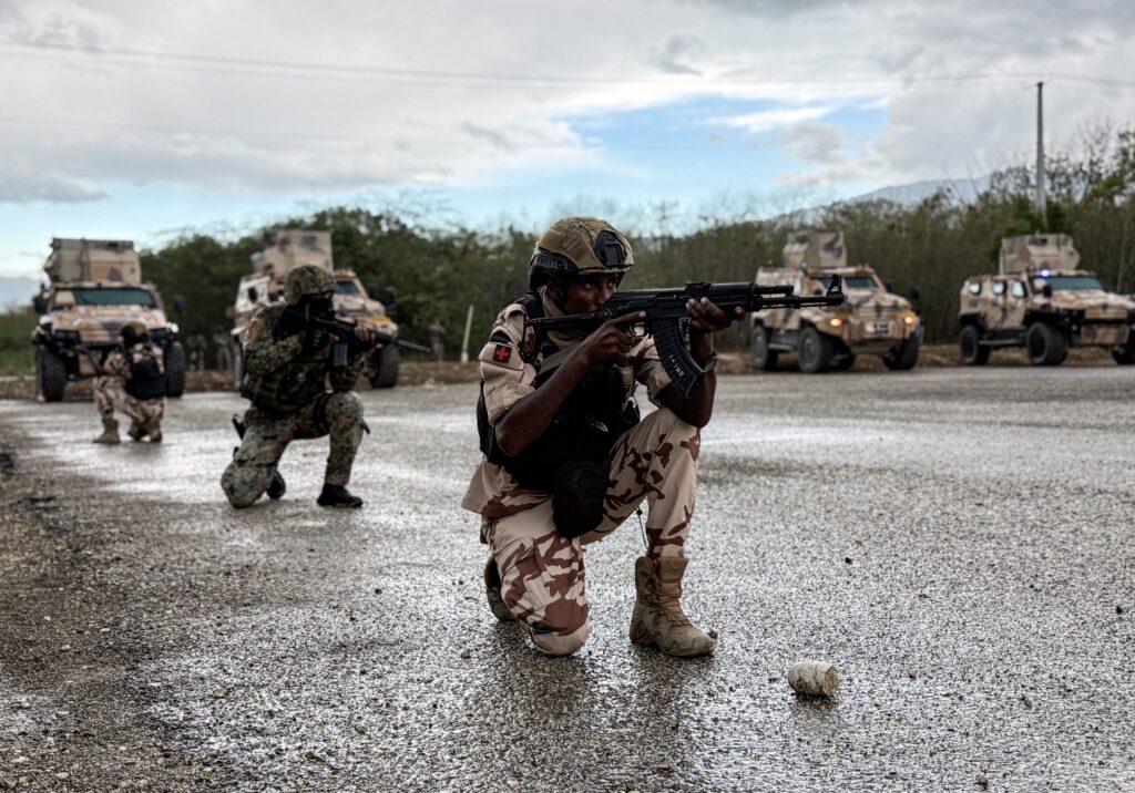 Haitian National Police (PNH) and the Gang Suppression Force (GSF). Photo: GSF.