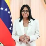 Venezuela’s acting president, Delcy Rodríguez, delivered a message to the nation. Photo: Presidential Press Office.