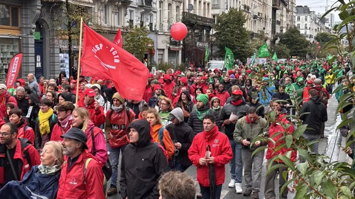 Belgian Workers Protest De Wever’s Austerity Policies
