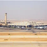 King Khalid International Airport in Riyadh after an attack killed 12 people and injured 309.