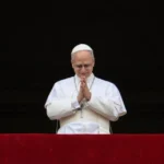 Pope Leo XIV peace appeal during the Angelus for the Holy Land and innocent victims of violence