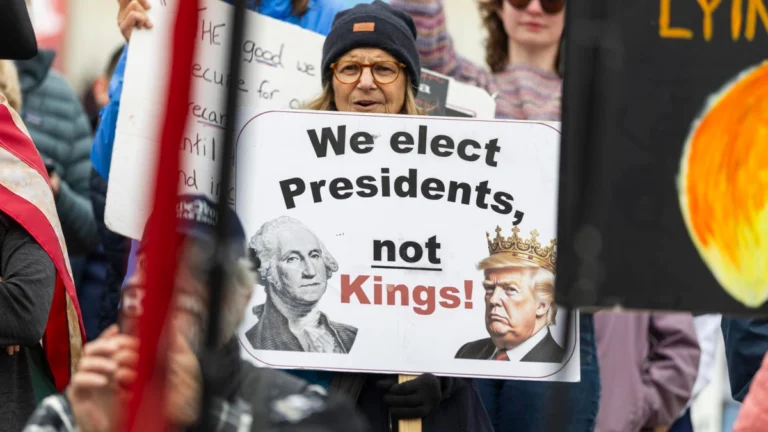 No Kings rallies across the United States urge early voting ahead of the 2026 US midterm elections.