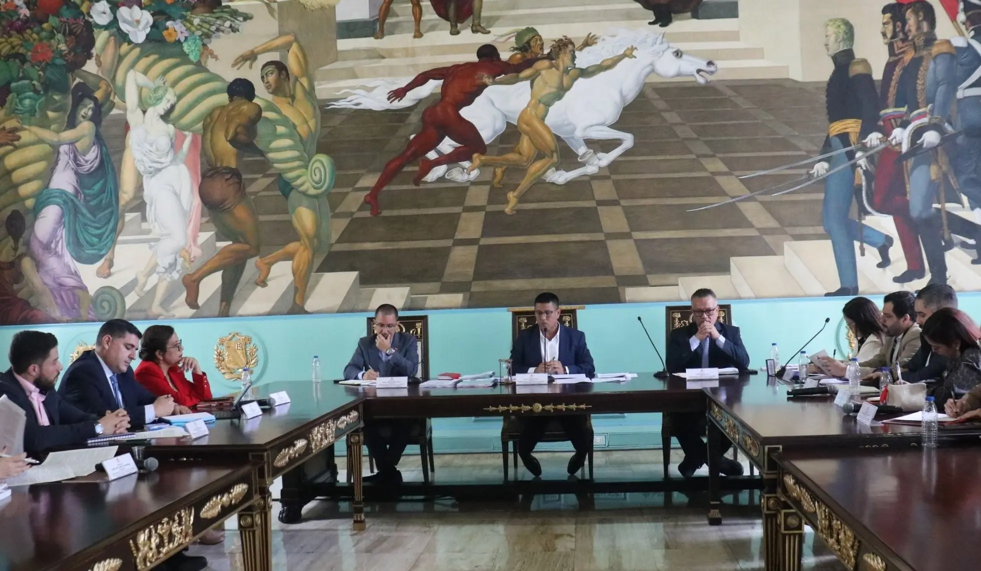 The installation of the special commission in the Federal Legislative Palace marks the beginning of consultation for partial reform of the law. Photo: Venezuelan National Assembly.