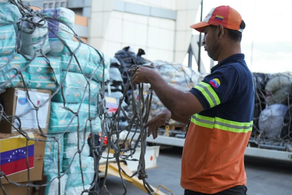 A shipment of medical supplies and rescue equipment sailed to Panama from Venezuela, as part of the Central American solidarity and integration protocols. Photo: VTV.