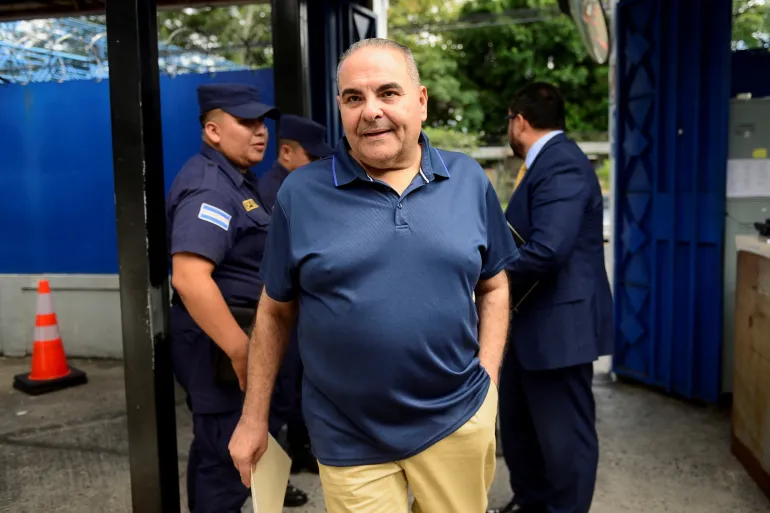 Former Salvadoran President Elias Antonio Saca released after serving a 10-year sentence for embezzlement and money laundering.